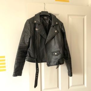 ModCloth Vegan Leather Moro Jacket